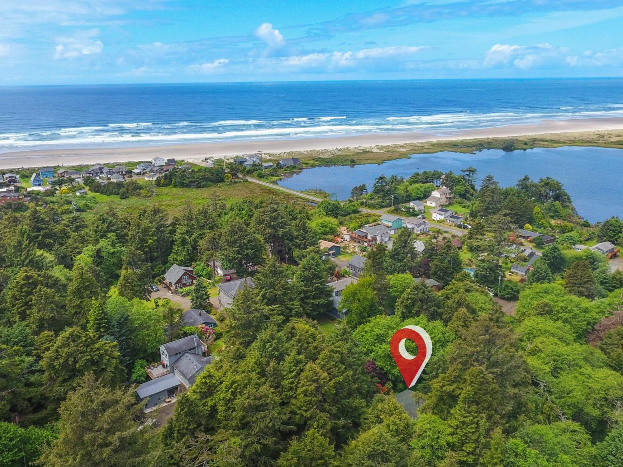 Woods Waves: Luxury Coast Cabin King Beds Pets Tillamook Exterior foto